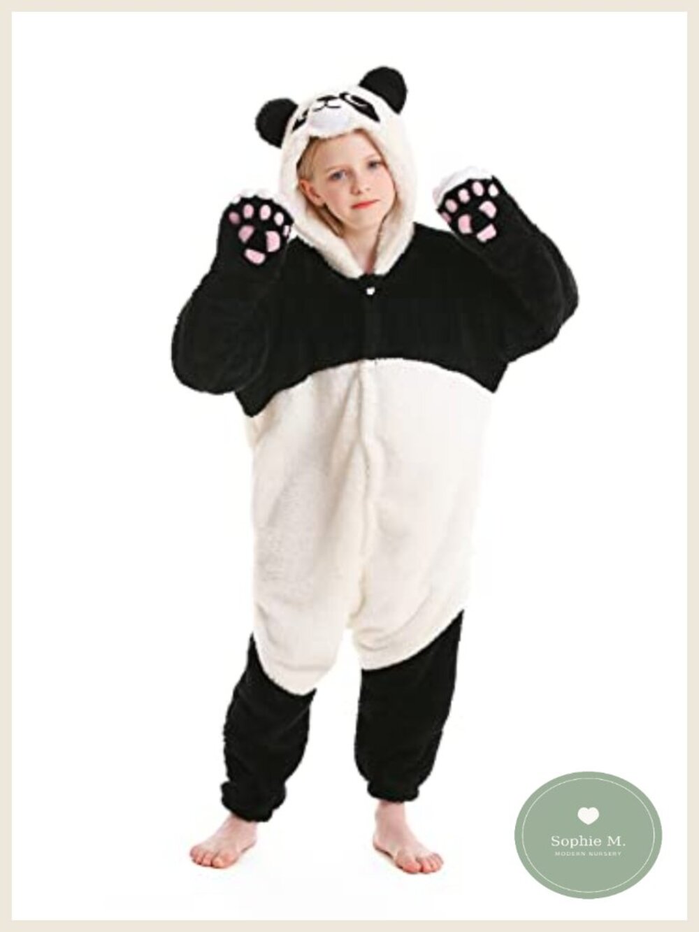Kids Hooded Animal Onesie Pajama Costume for Halloween Christmas Cosplay